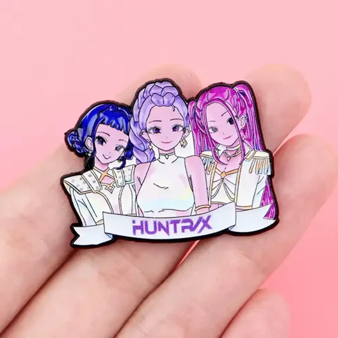 Pins De K-pop Demon Hunters / Huntrix / Broches Metálicos 6