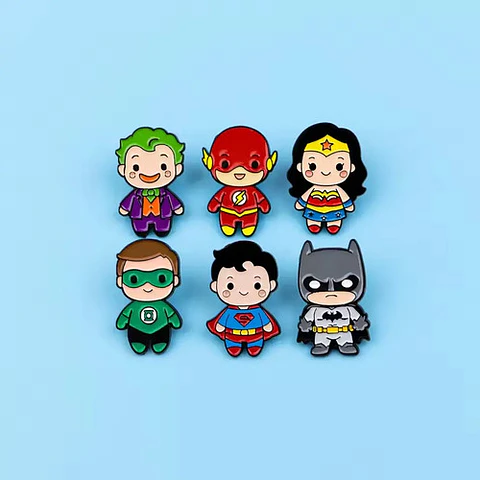 Pins De Superman / Dc Comics / Broches Metálicos (pines)