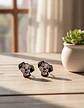Aros Aretes Pendientes De Dalmatas / Acero Quirúrgico - Miniatura 5