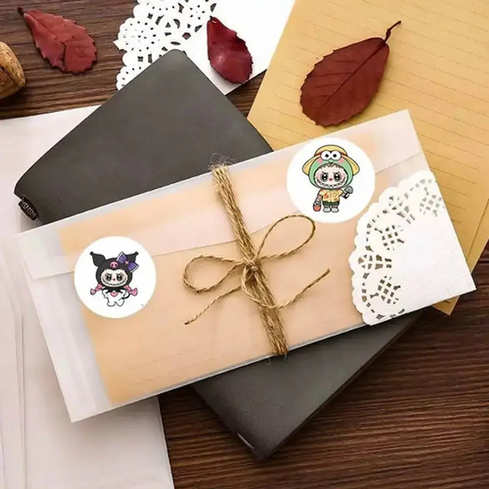 Labubu - Set De 500 Stickers / Rollo De Pegatinas 3