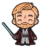 Pins De Obi-wan Kenobi / Star Wars / Broches Metálicos - Miniatura 1
