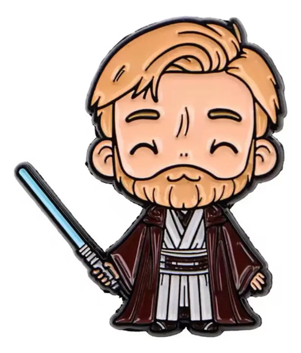 Pins De Obi-wan Kenobi / Star Wars / Broches Metálicos 1