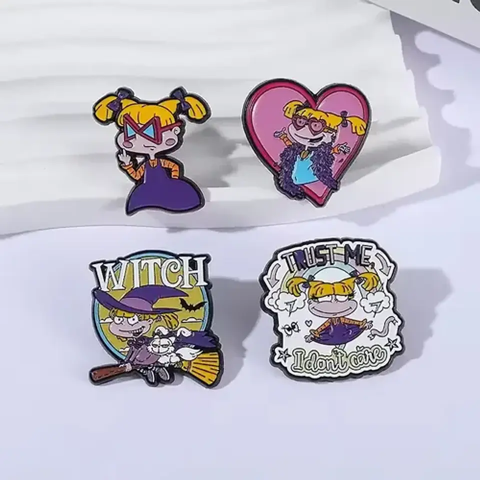 Pins Angélica Pickles / Rugrats / Pines Metálicos (broches) 3