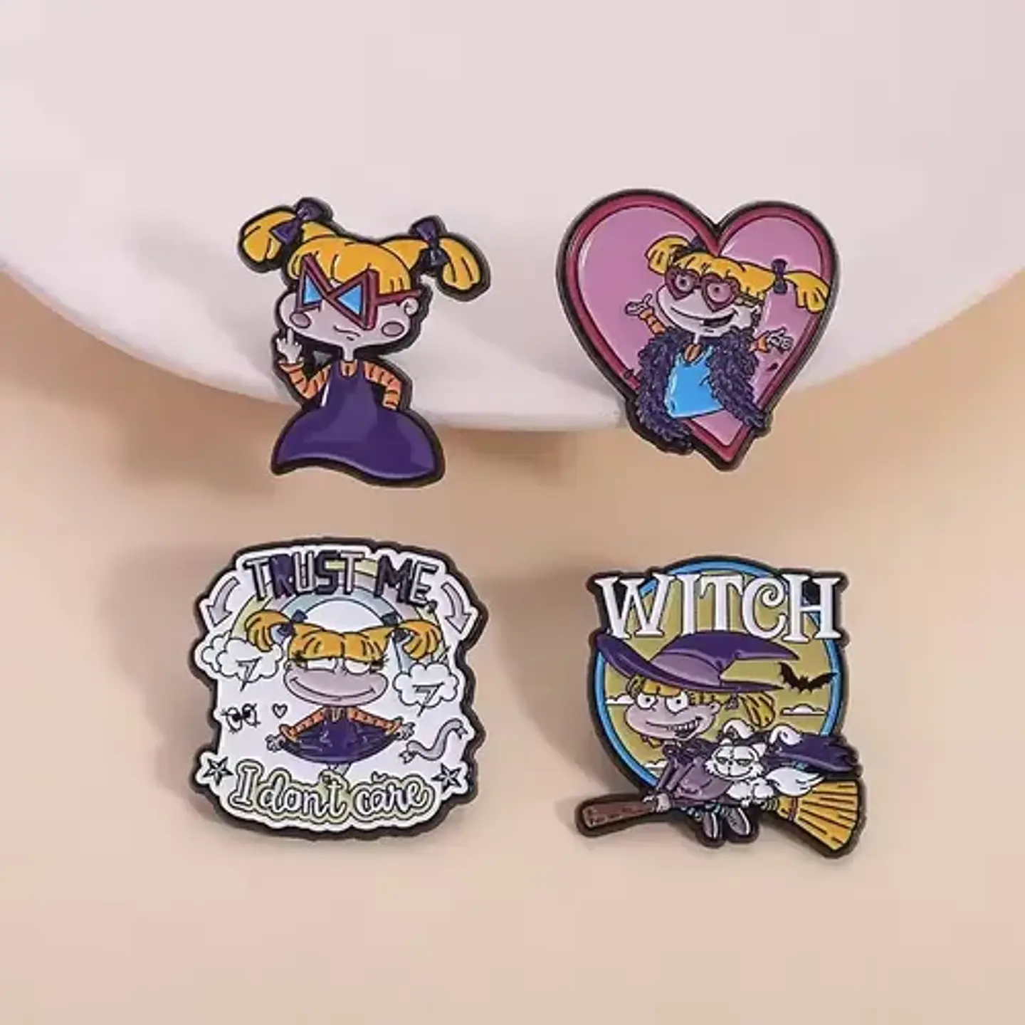 Pins Angélica Pickles / Rugrats / Pines Metálicos (broches) 12