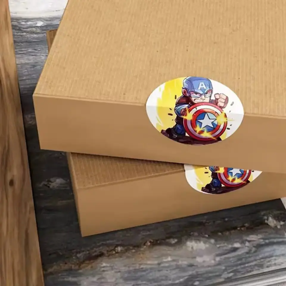 Marvel - Set De 500 Stickers / Rollo De Pegatinas 5