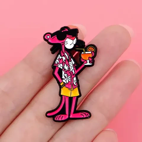 Pins De La Pantera Rosa / Broches Metálicos (pines)