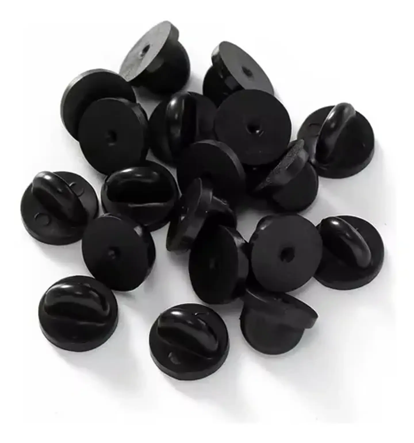 Pack 100 Broches De Goma Pin Para Broche De Solapa Prendedor 4