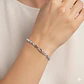 Pulsera De Plata 925 Eslabones Valentino Con Textura Dama - Miniatura 2