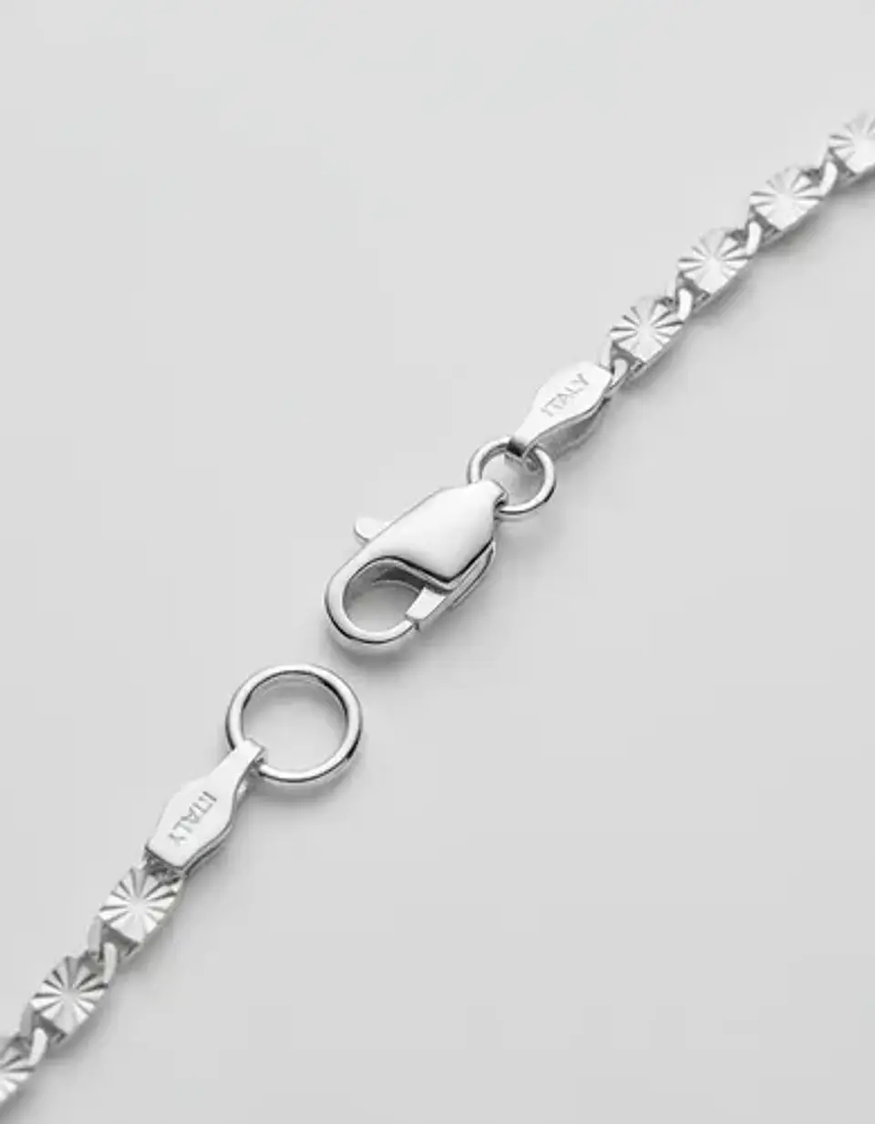 Pulsera De Plata 925 Eslabones Valentino Con Textura Dama 6