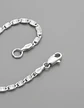 Pulsera De Plata 925 Eslabones Valentino Con Textura Dama - Miniatura 7