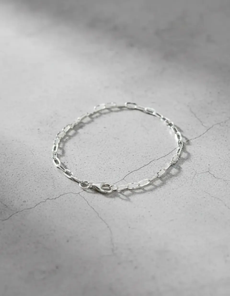 Pulsera De Plata 925 Estilo Eslabón Biselado Dama 1