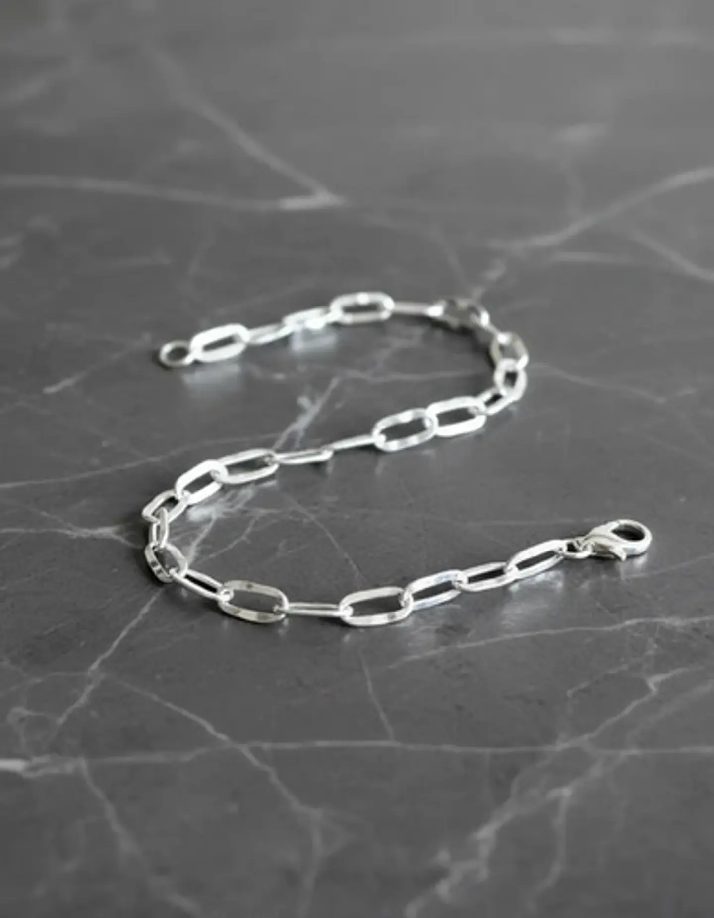 Pulsera De Plata 925 Estilo Eslabón Biselado Dama 2