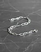 Pulsera De Plata 925 Estilo Eslabón Biselado Dama - Miniatura 2