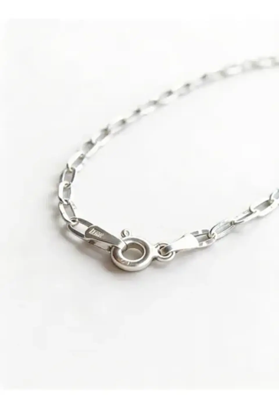 Pulsera De Plata 925 Estilo Eslabón Biselado Dama 6