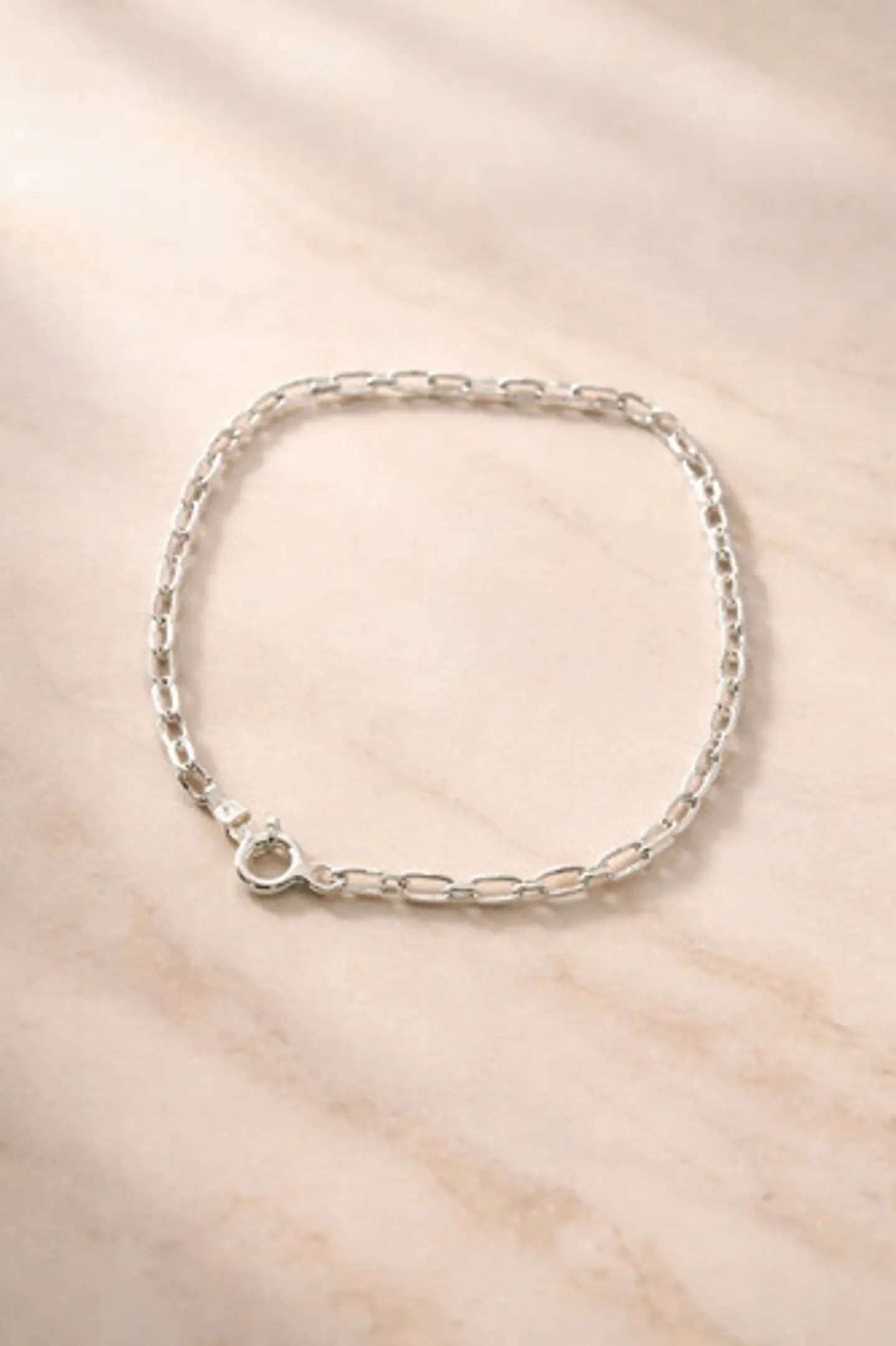 Pulsera De Plata 925 Estilo Eslabón Biselado Dama 7