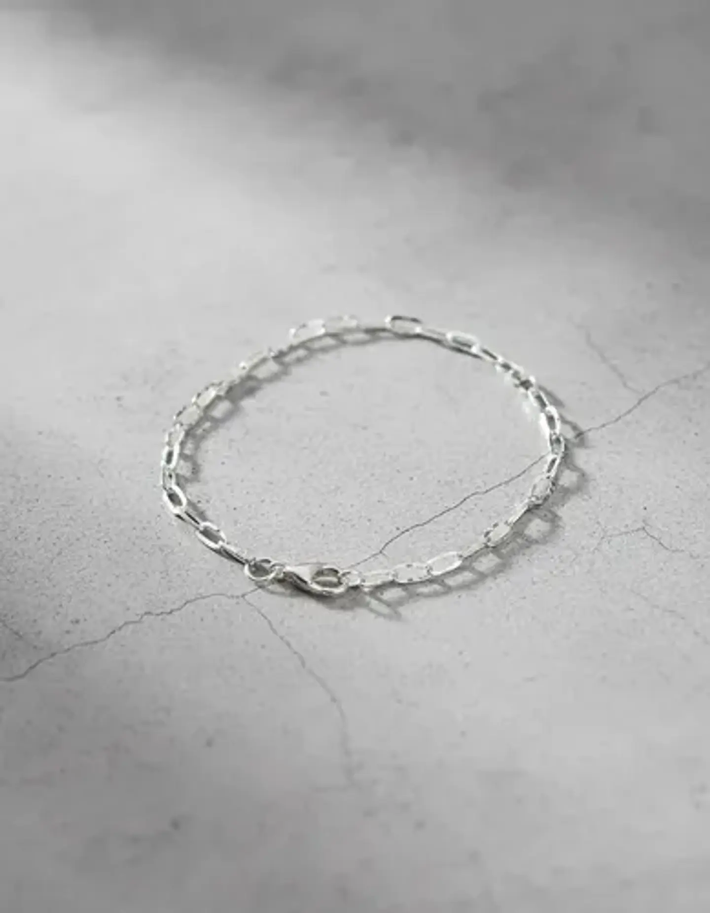 Pulsera De Plata 925 Estilo Eslabón Biselado Dama 8
