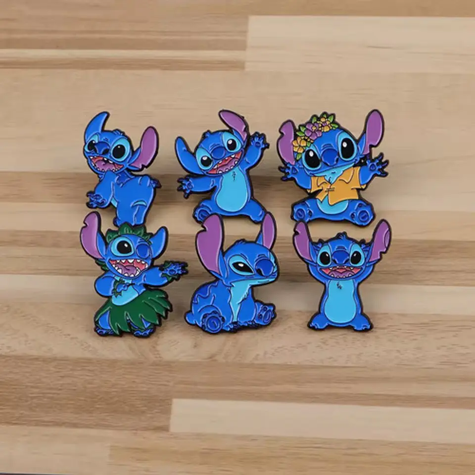 Pins De Stitch / Lilo & Stitch 2 / Broches Metálicos (pines) 12