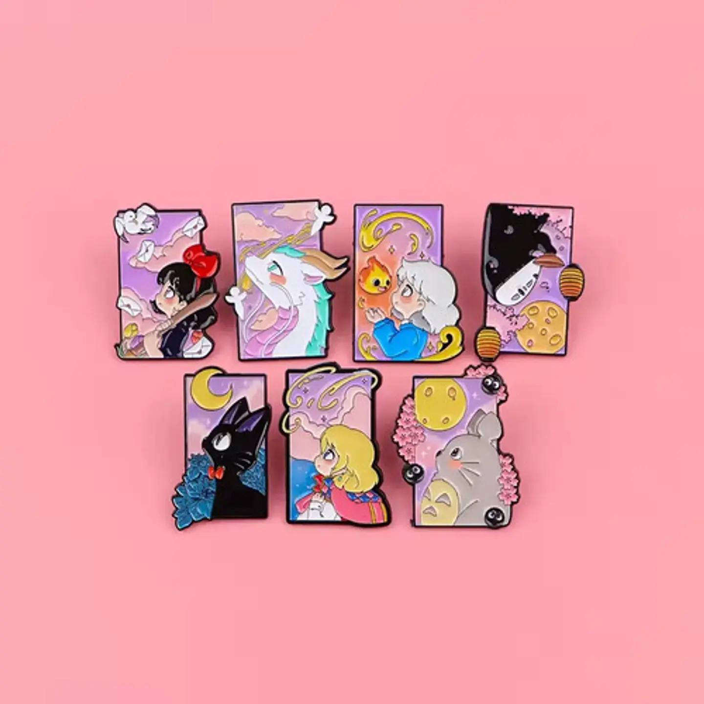 Pins De Studio Ghibli / Studio Ghibli / Broches Metálicos 8