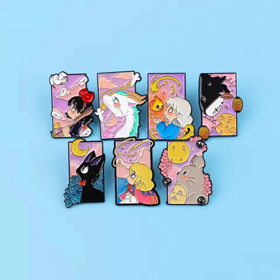 Pins De Studio Ghibli / Studio Ghibli / Broches Metálicos 14