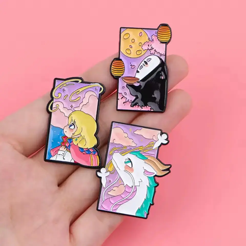 Pins De Studio Ghibli / Studio Ghibli / Broches Metálicos 16