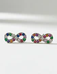 Aros De Plata 925, Signo Infinito Con Circon - Miniatura 6