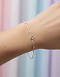 Pulsera De Plata 925 Con Esferas Lisas - Miniatura 4
