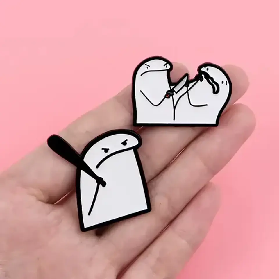 Pins De Flork / Flork El Meme / Broches Metálicos (pines) 5
