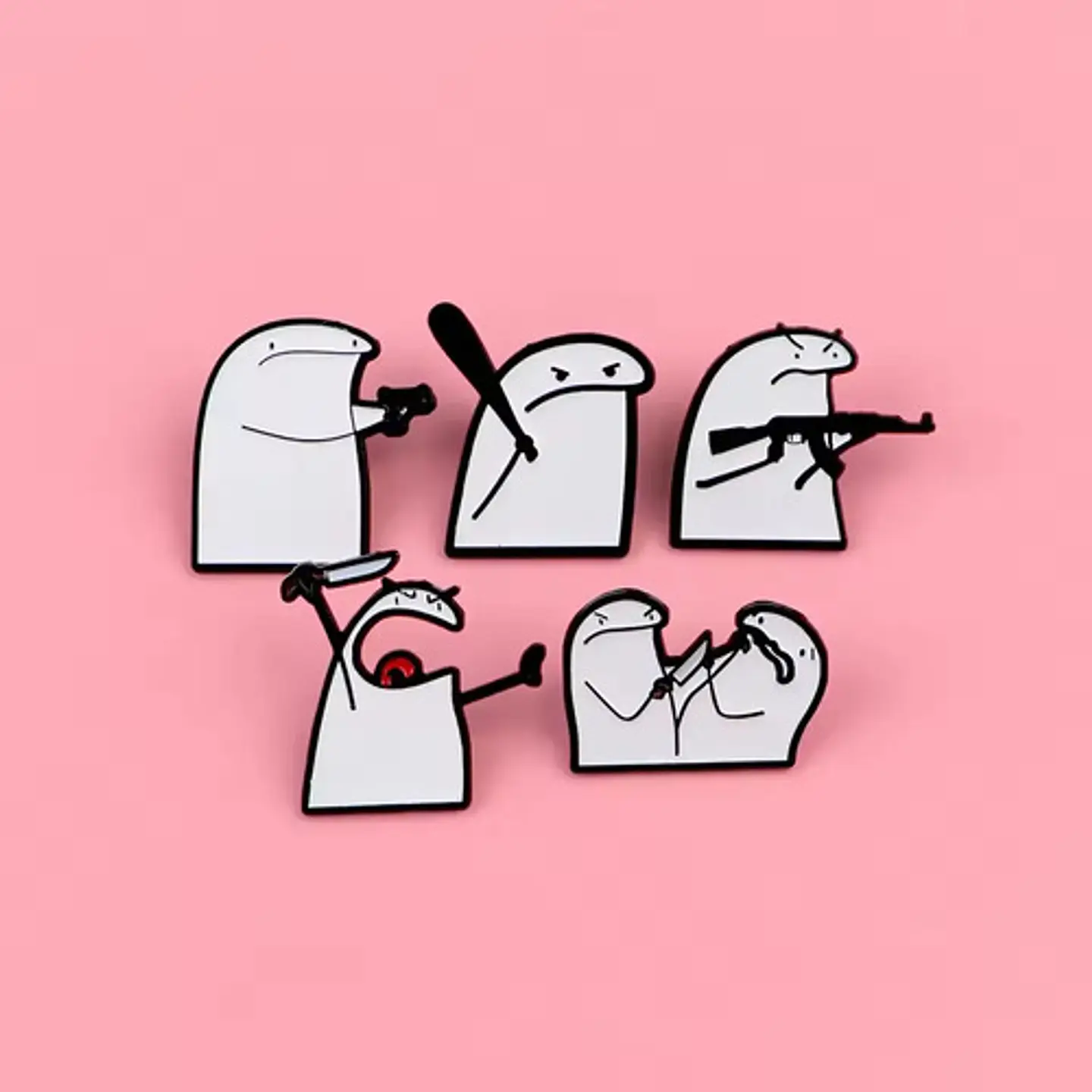 Pins De Flork / Flork El Meme / Broches Metálicos (pines) 16