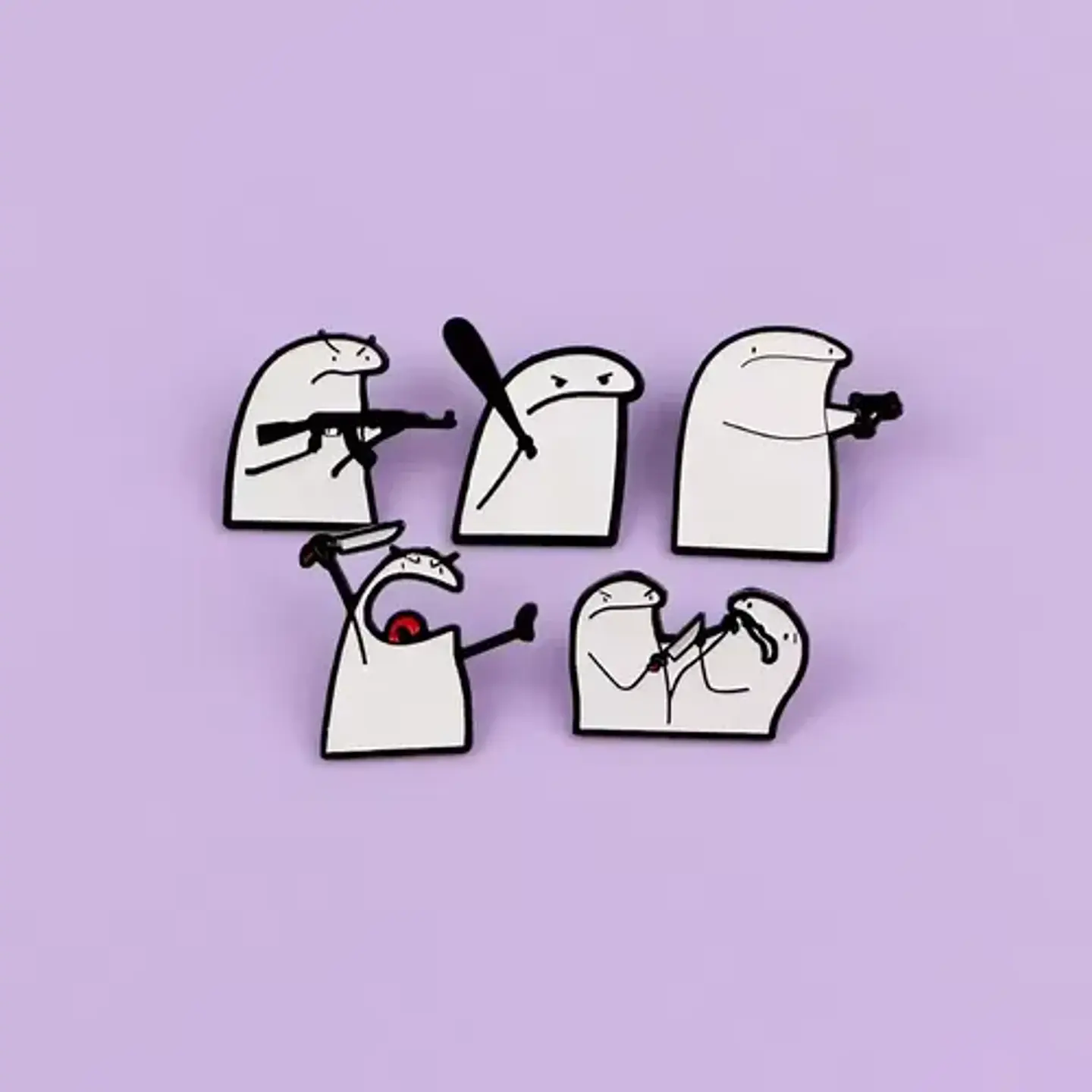 Pins De Flork / Flork El Meme / Broches Metálicos (pines) 20