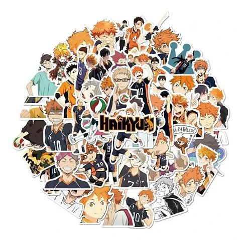 Pack 100 Stickers De Haikyuu! - Pegatinas / Calcomanias