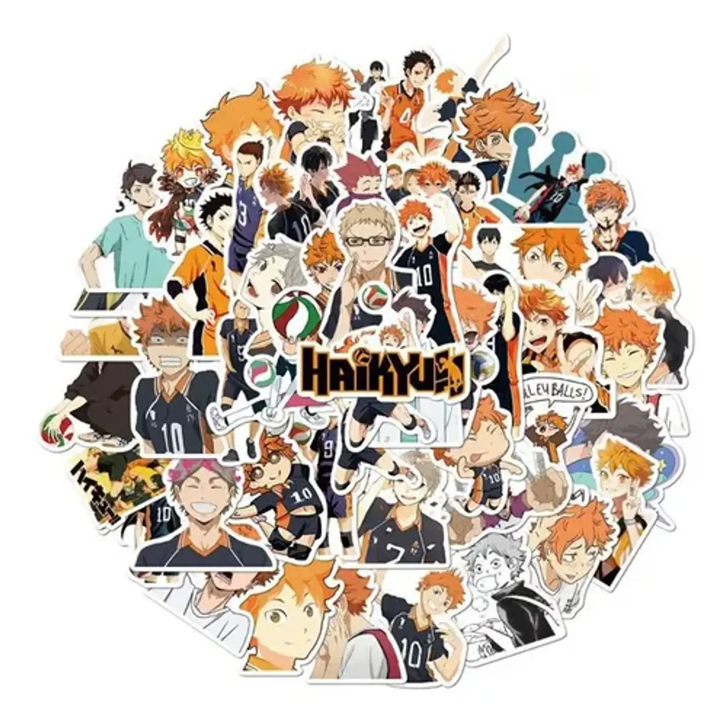Pack 100 Stickers De Haikyuu! - Pegatinas / Calcomanias 1