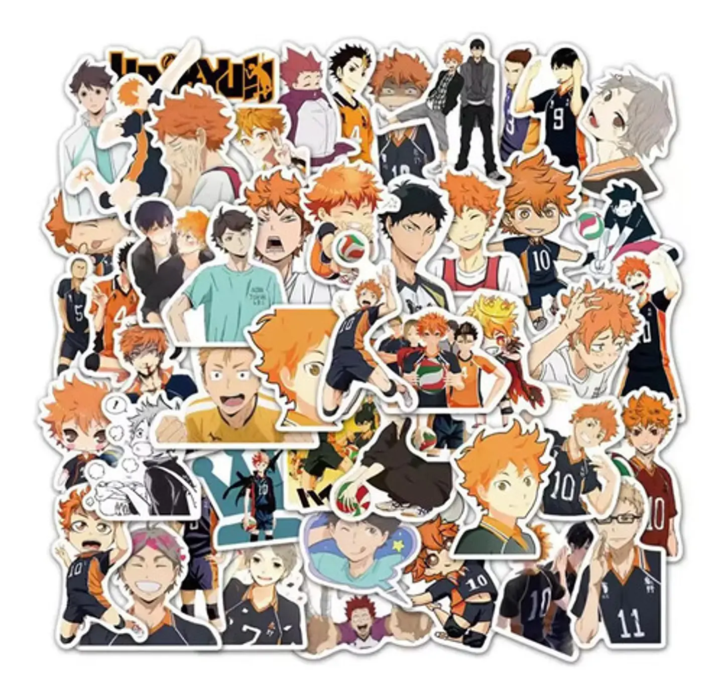Pack 100 Stickers De Haikyuu! - Pegatinas / Calcomanias 4