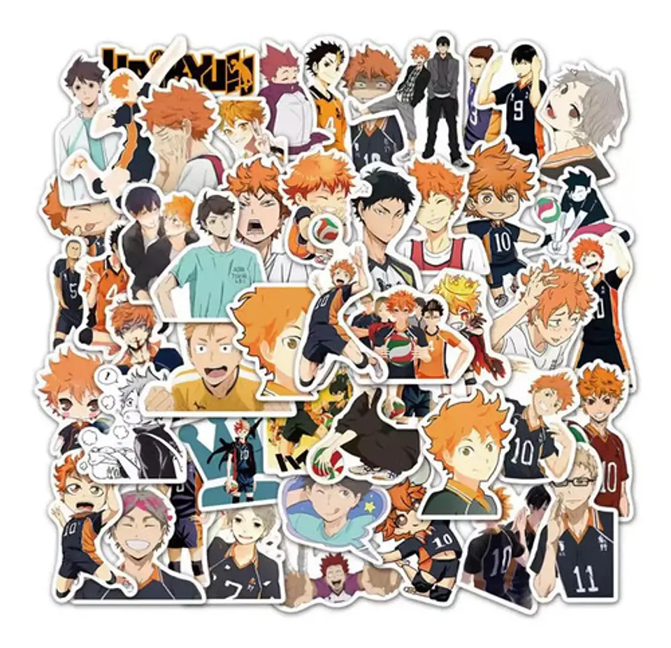 Pack 100 Stickers De Haikyuu! - Pegatinas / Calcomanias 4