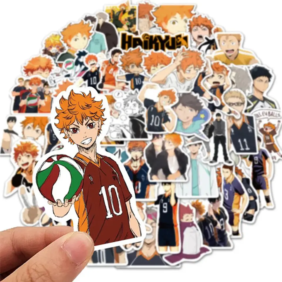 Pack 100 Stickers De Haikyuu! - Pegatinas / Calcomanias 5