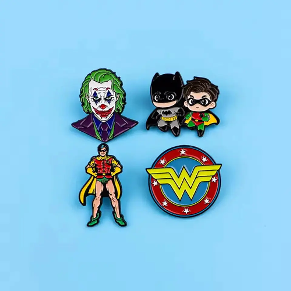 Pins De Batman / Dc Comics / Pines Metálicos (broches) 5