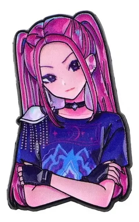 Pins De K-pop Demon Hunters / Huntrix / Pines Metálicos