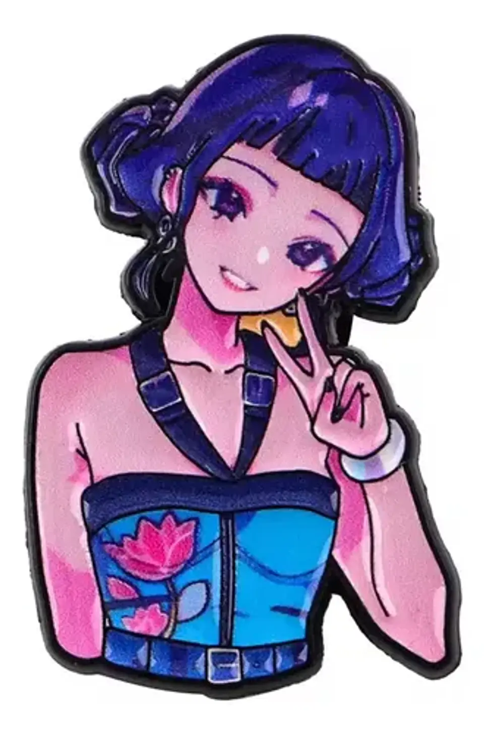 Pins De K-pop Demon Hunters / Huntrix / Pines Metálicos 6