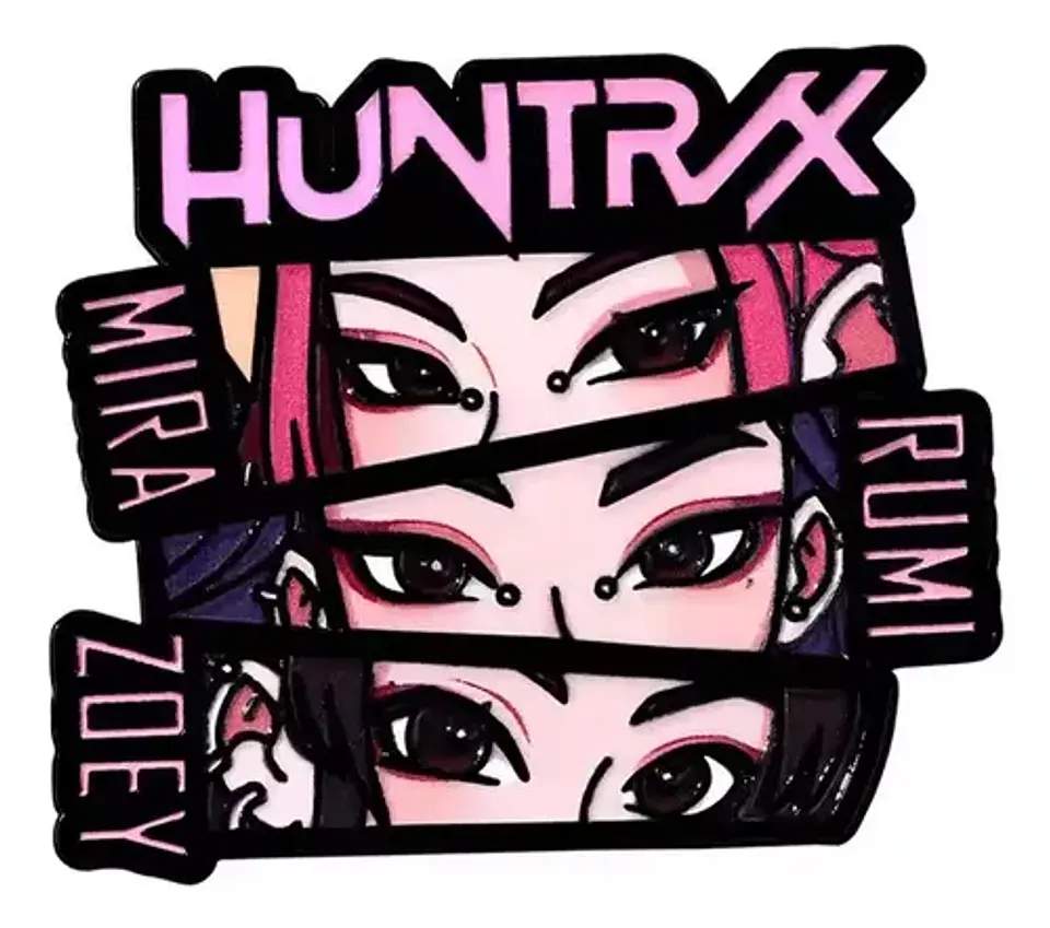 Pins De K-pop Demon Hunters / Huntrix / Pines Metálicos 20