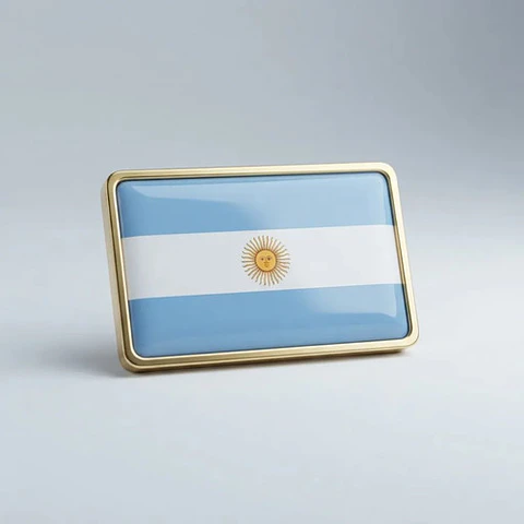 Pins De Bandera Argentina / Argentina / Broches Metálicos