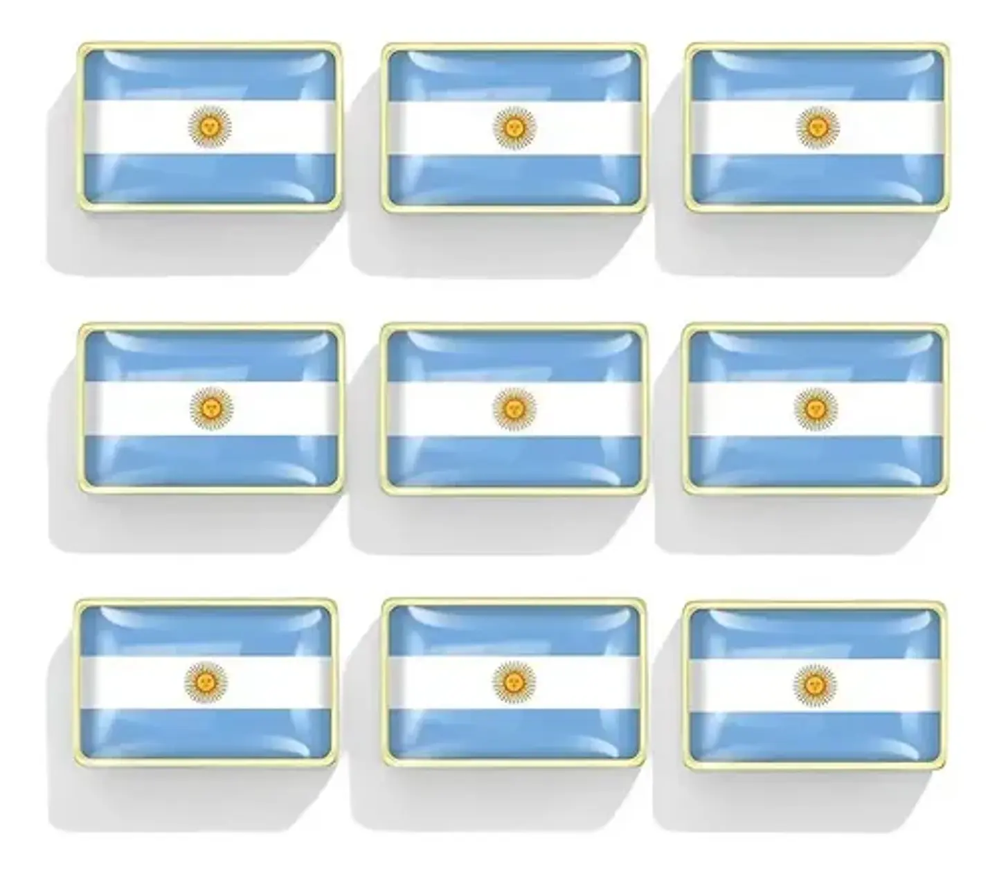 Pins De Bandera Argentina / Argentina / Broches Metálicos 3