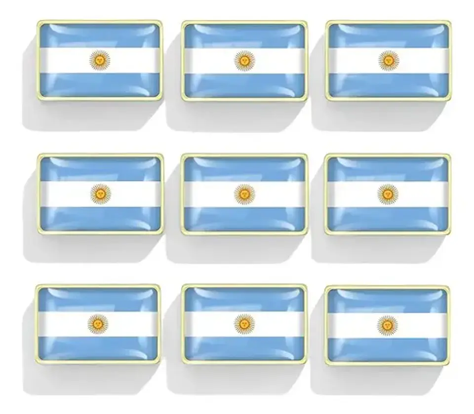 Pins De Bandera Argentina / Argentina / Broches Metálicos 3