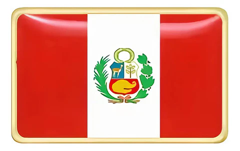 Pins De Bandera Peruana / Peru / Pines Metálicos (broches)