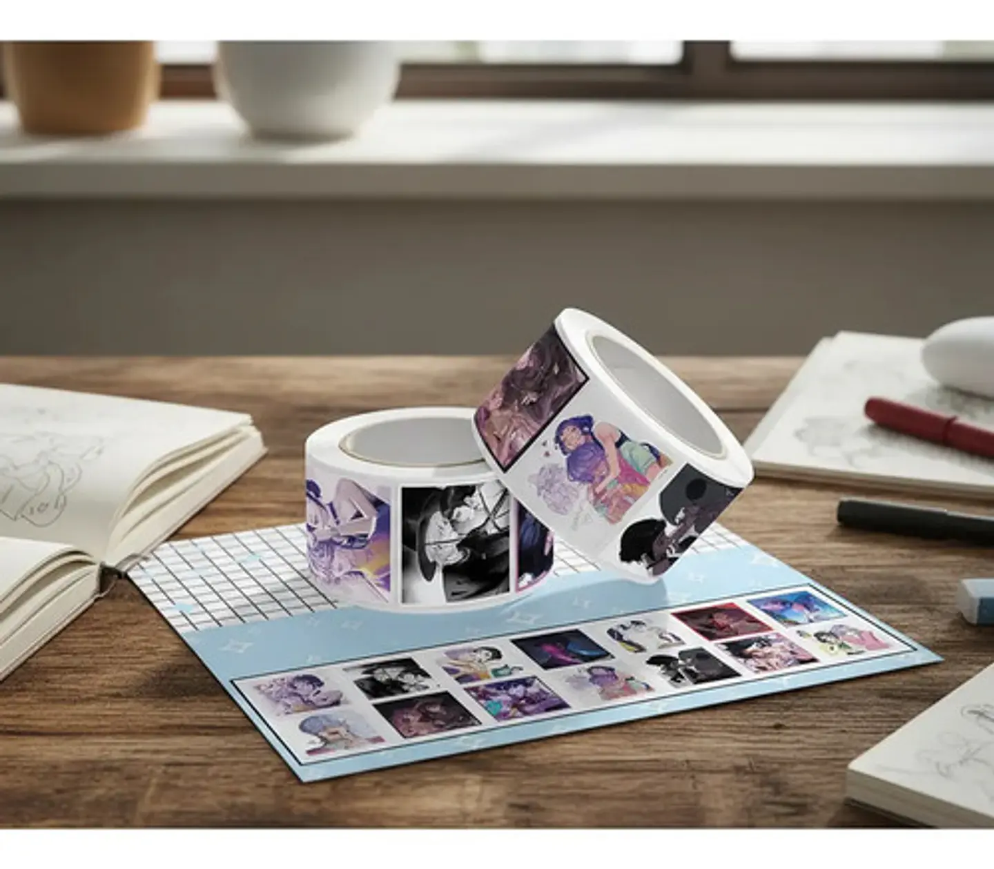 K-pop Demon Hunters - Set 500 Stickers / Rollo De Pegatinas 18
