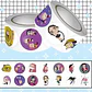 K-pop Demon Hunters - Set 500 Stickers / Rollo De Pegatinas - Miniatura 20