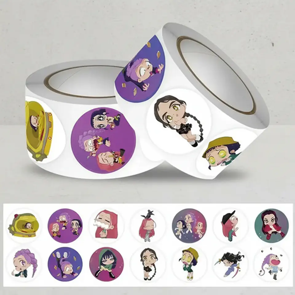 K-pop Demon Hunters - Set 500 Stickers / Rollo De Pegatinas 22