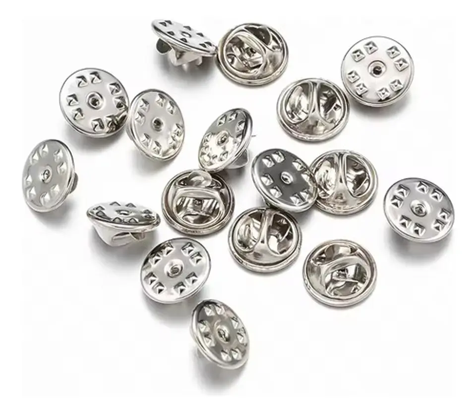 Broche De Metal Solapa Metal Prendedor - Pack 100 Unidades 5
