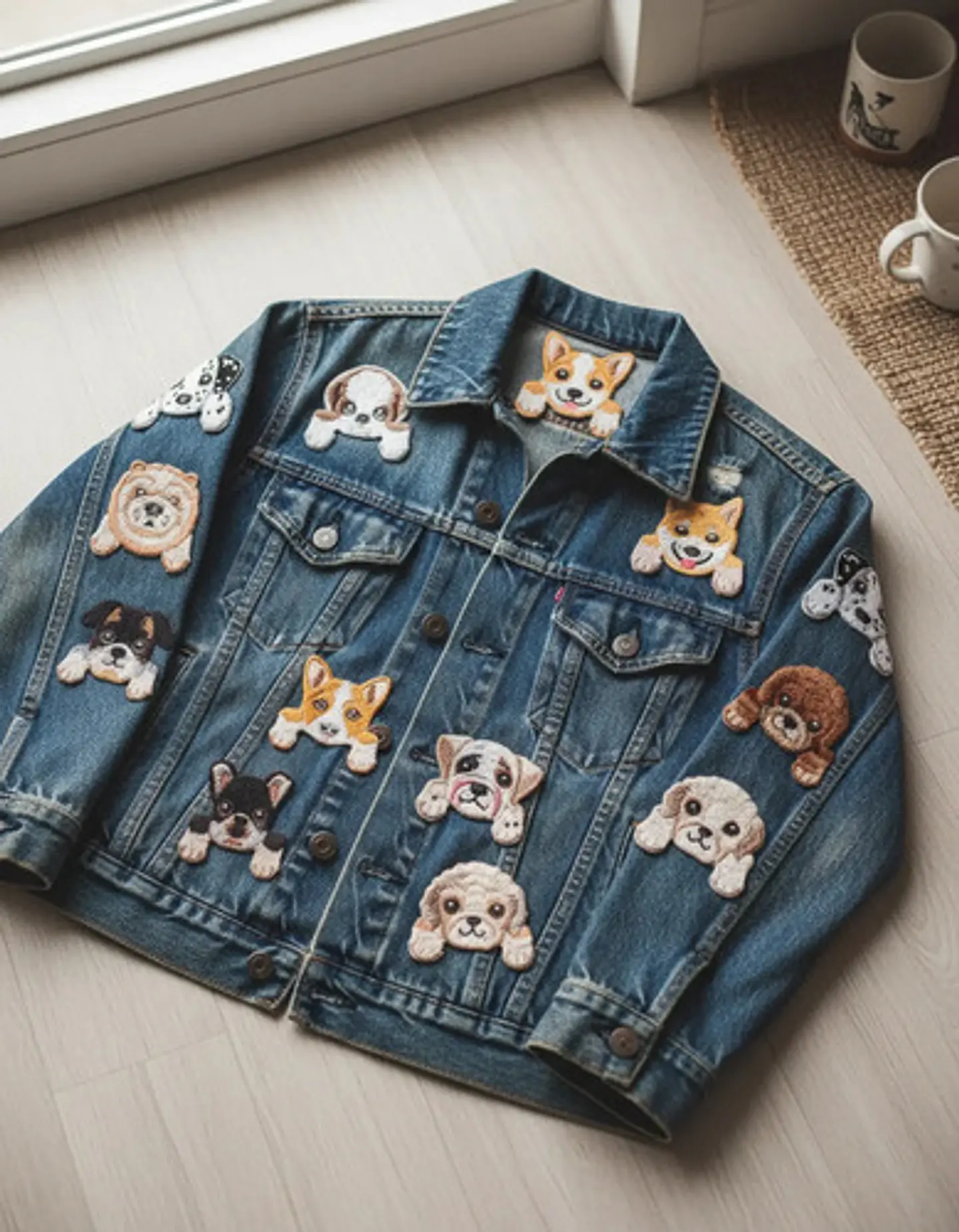 Perros Kawaii / Set 20 Parches Bordados Para Ropa Perros 4