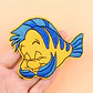 Parches Para Ropa -  Flounder / La Sirenita / Termoadhesivo - Miniatura 2