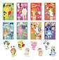 Pack X16 Láminas Stickers De Bluey Pegatinas Adhesivas - Miniatura 1