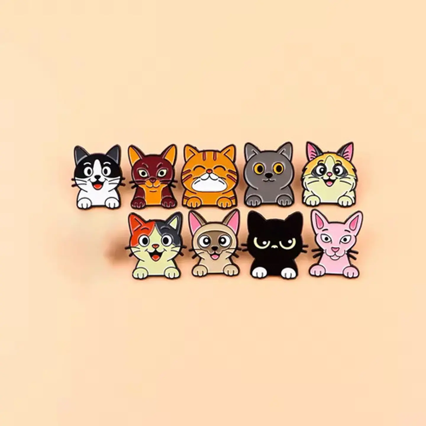 Pins De Michis Gatunos / Gatos - Gatitos / Pines Metálicos 9